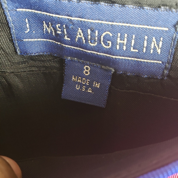 J.Mclaughlin Women's Colorful Ribbon Striped Skirt Sz 8 - Picture 4 of 6